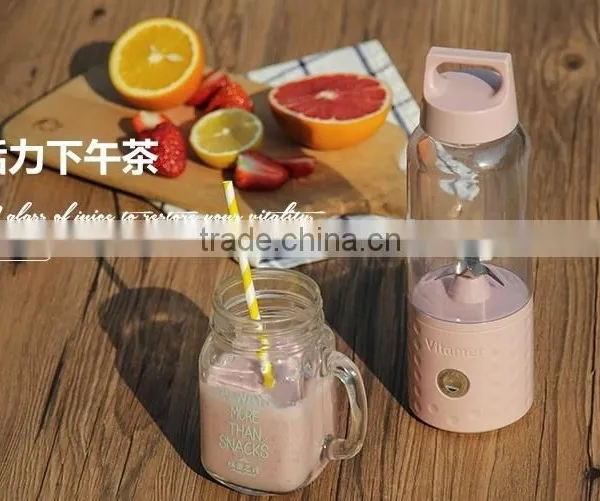 Vitamer Electric Portable Detachable USB Rechargeable Juicer Cup Automatic Blender Shaker BPA Free Water Bottle 500ml photo-5