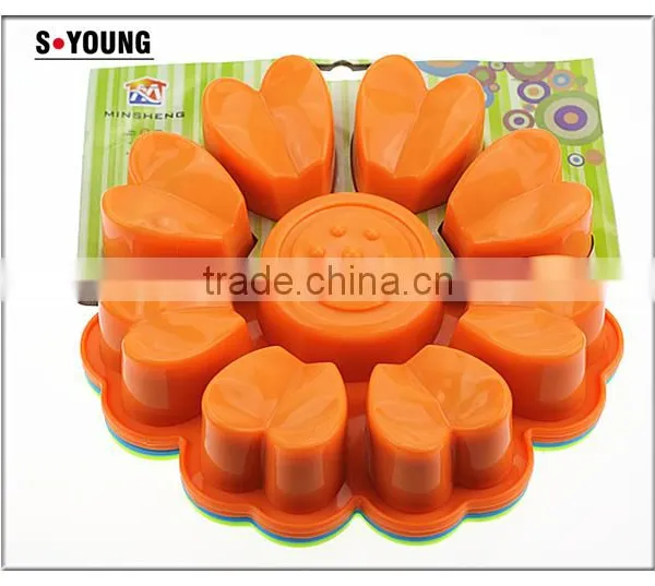 11010 Flower t Shape Silicone Cake Mold photo-5