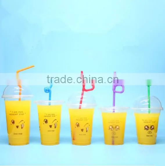 Hot Sale Disposable Plastic Cup,Juice Cup,Drinking Cup With Lid photo-4