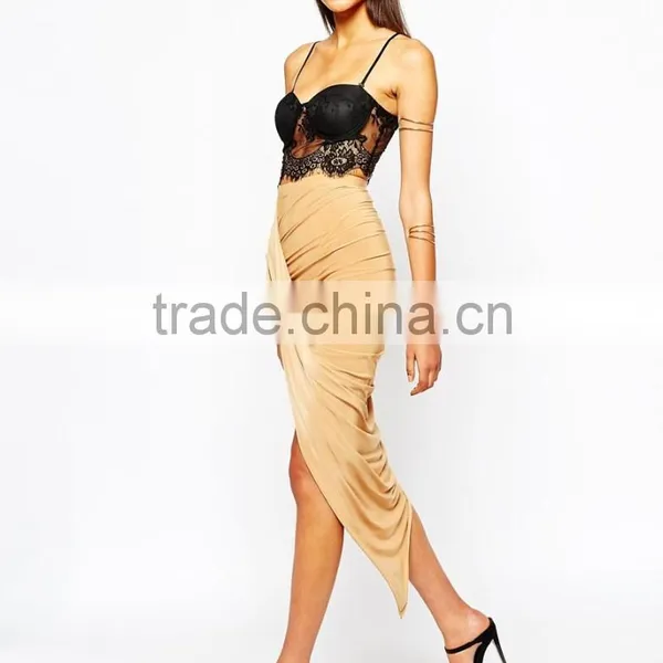 China Factory OEM ODM 2015 New Fashion Customized Lace Fabric Bra Style Top With Adjustable Straps photo-4