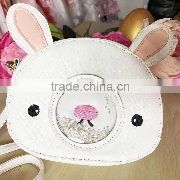 Hot 2016 Cute Cartoon Kid Bag Wholesale Kindergarten School Rabbit Purse photo-6