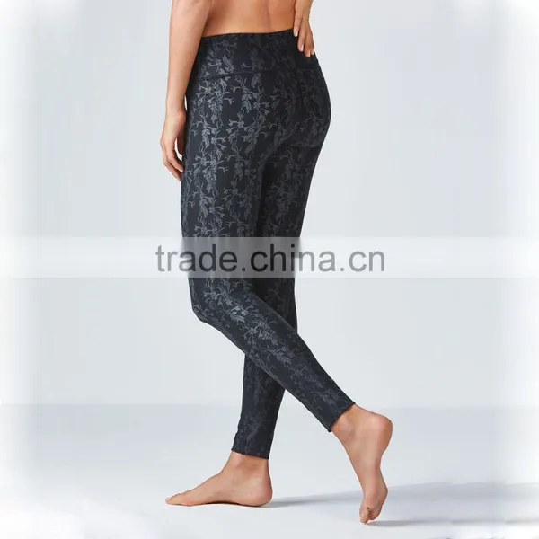 Custom Compression Gym Women Pant Sports Wear Wholesale photo-2