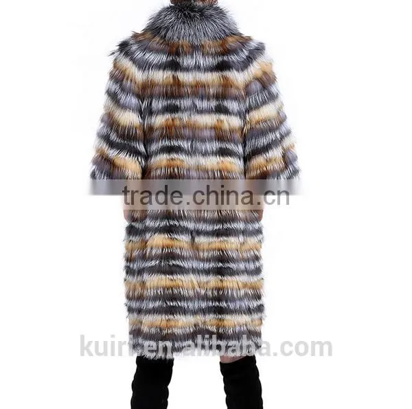 PC-257 Brand Elegant Style Women Winter Coat Real Fox Fur Coat photo-3