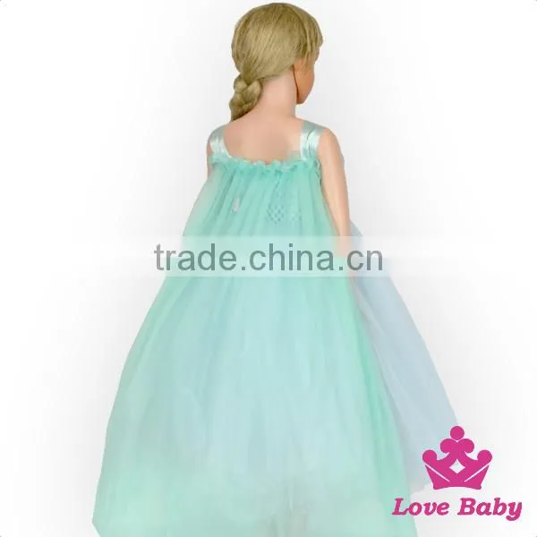 Party Halloween Wholesale Girls Frozen Anna Costume Deluxe - Frozen Princess Elsa Dress Co-splay Costume in photo-4