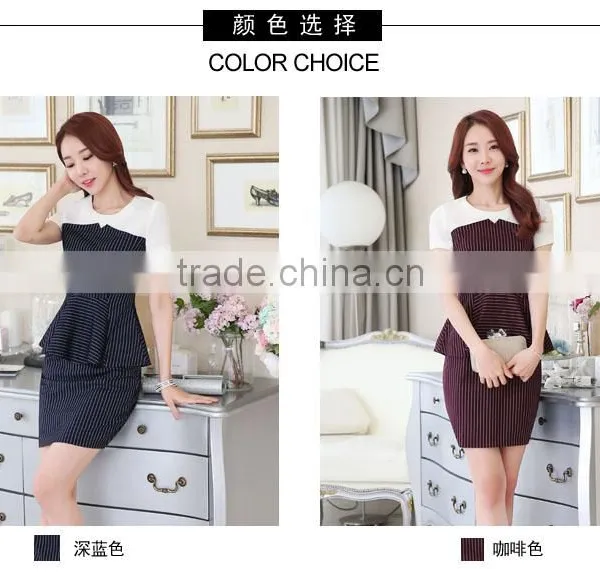 Flower Girl Summer Designs Elegant Office Ladies Dresses Pictures Office Dress for Ladies photo-2