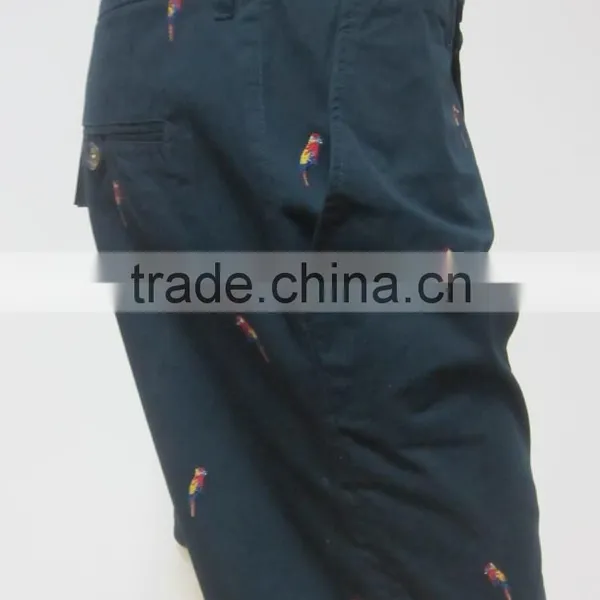 OEM New Design Fashionable High Quality Casual Cotton Elastic Force Shorts for Men PS1375 photo-3