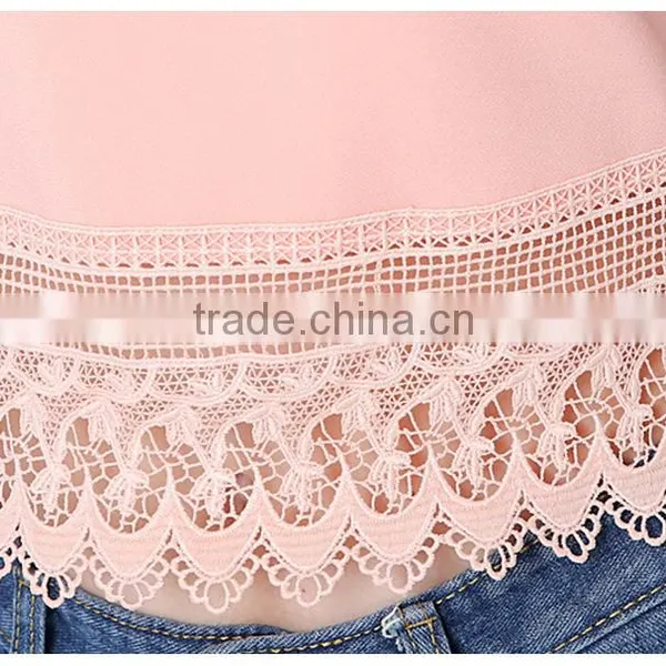 Latest Fashion Design Lady Clothing Summer Top Womens Blouses 2017 photo-4