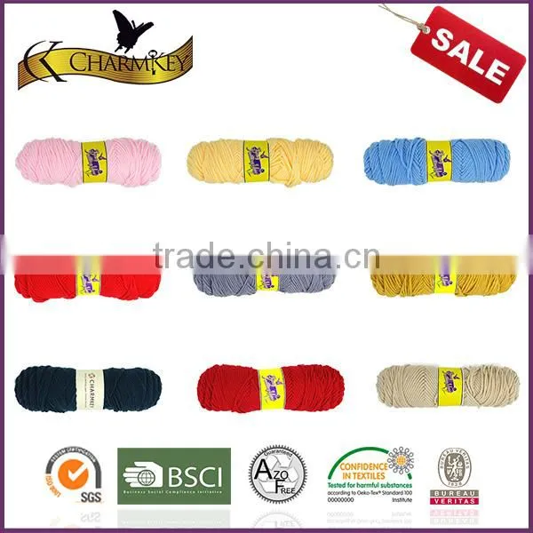 Wholesale Hand Knitting Yarn for Sweater High Bulk Acrylic Yarn Prices Good photo-5