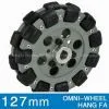 127mm Aluminum Double Omni Wheel QL-13