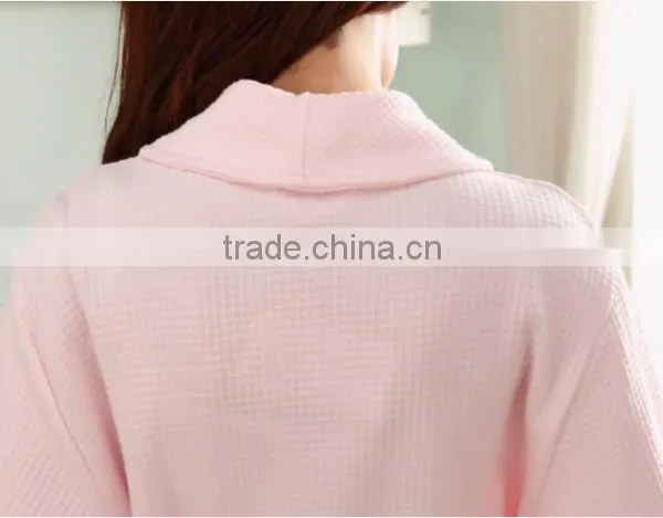100% Cotton Terry / Waffle Cotton Wholesale Bathrobe photo-4