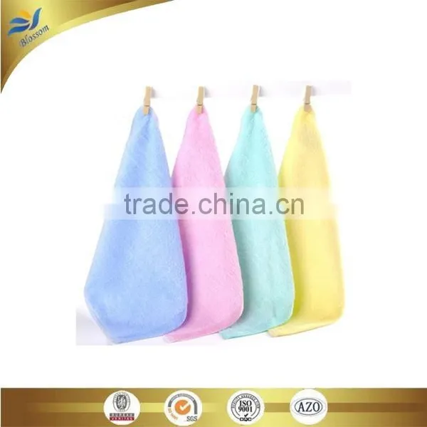 China Manufacturer Bamboo Hand Towel Kids Face Towel 25*25 cm