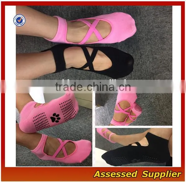 FXS148/ Custom Colorful Print Pilates Yoga Sock Ballet Socks photo-4