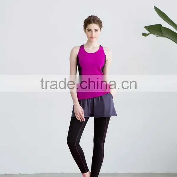 Gym Tank Top Women X Back Sports Top photo-4