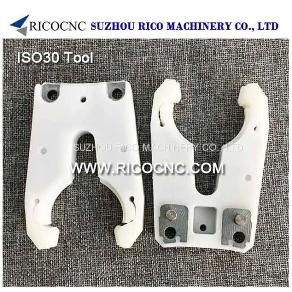 White ISO30 Tool Clips CNC Tool Holder Forks ISO30 Tool Grippers for CNC Machine photo-3