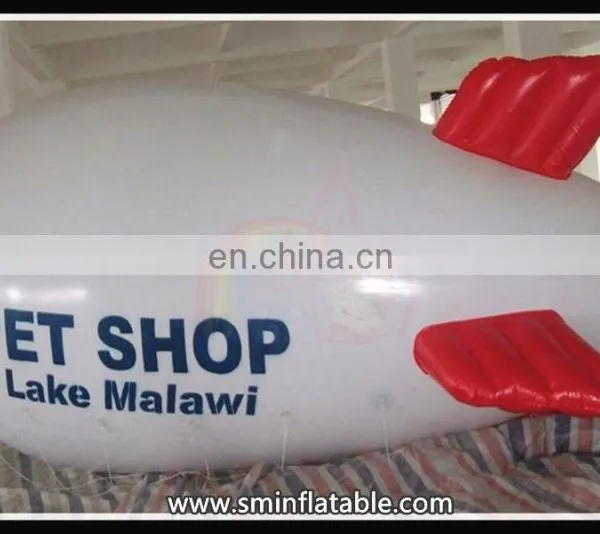 PVC Inflatable Helium Blimp, Advertising Helium Floating Airship, Printing Helium Balloon for Promotion photo-2