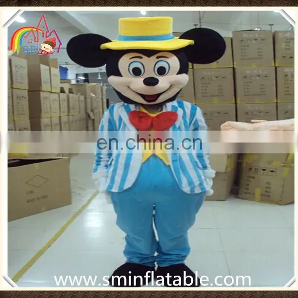 Lovely Mickey Mascot Costume, Plush Figure Mickey With Suit Cosplay Costume photo-2