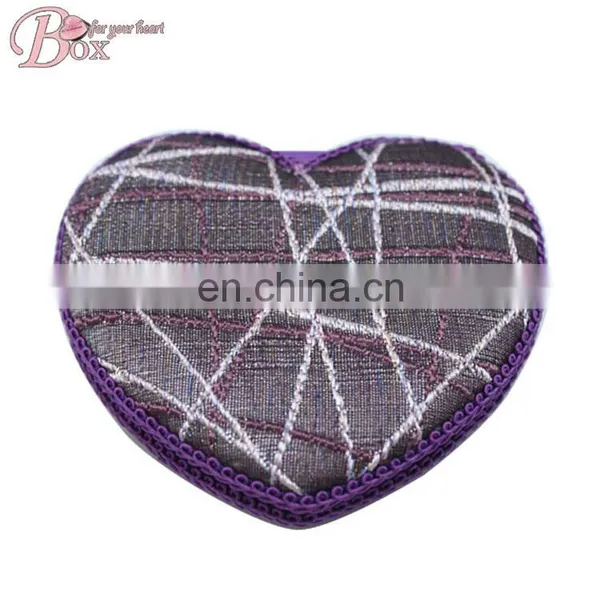 Noble Charming Purple Heart-shape Cosmetic Mirrors photo-3