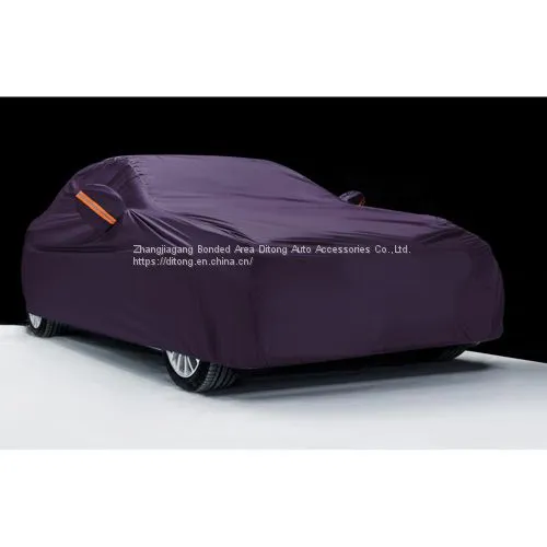 Purple 190T Polyester Car Covers photo-2