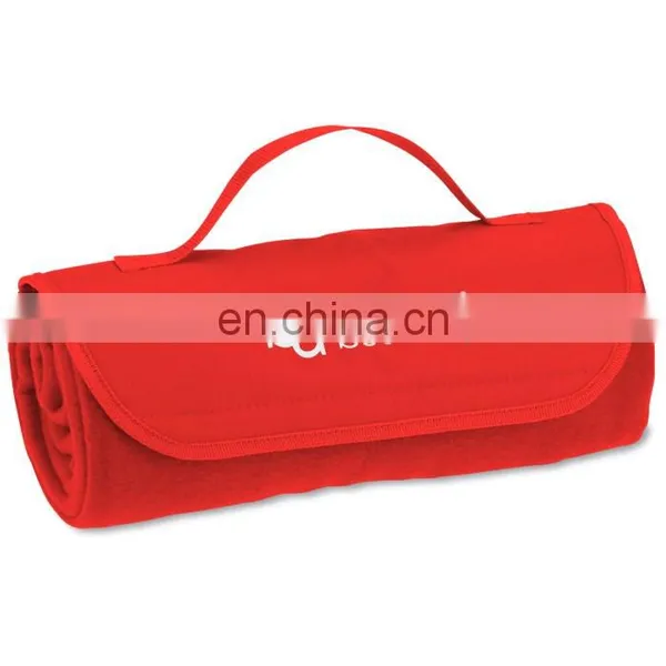 XD1031 Roll up Travel Blanket Roll up Fleece Picnic Blanket With Waterproof photo-2
