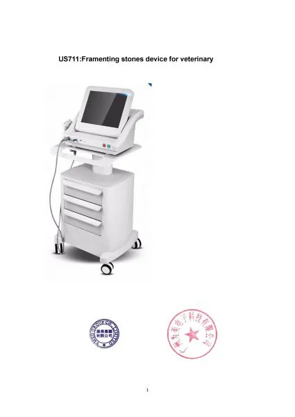 Fragment Stones Device for Veterinary