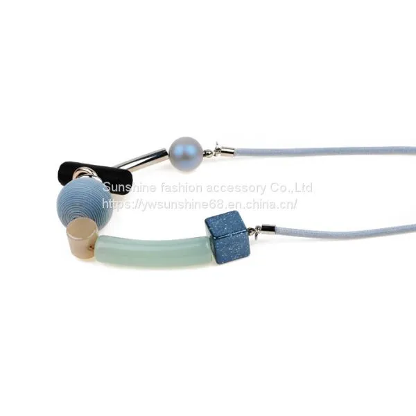 OEM Modern Design Beads Statement Jewelry N06-22398 ，OEM Necklace, Fashion Design Statement Necklace, Statement Necklace Jewelry photo-2