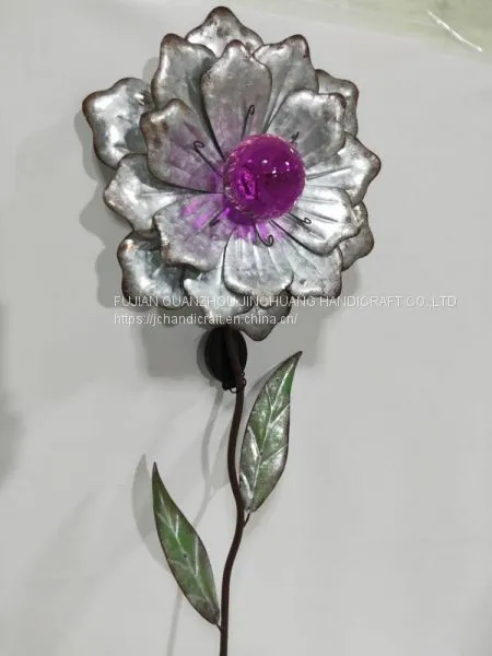 Garden Flowe Stick With Solar Light