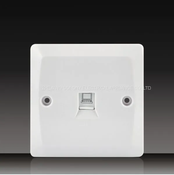 10A 250V Push Button Wall Switch Socket Digit Telephone Socket With Data Socket photo-4