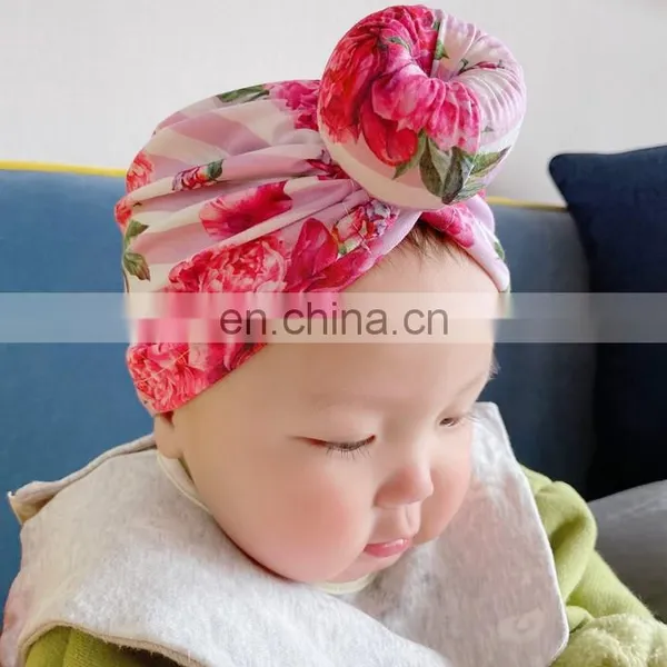 Baby Girl Hat Flower Turban Hat Kids Beanie Baby Hat for Girls Hats Baby Cap Infant Accessories photo-6