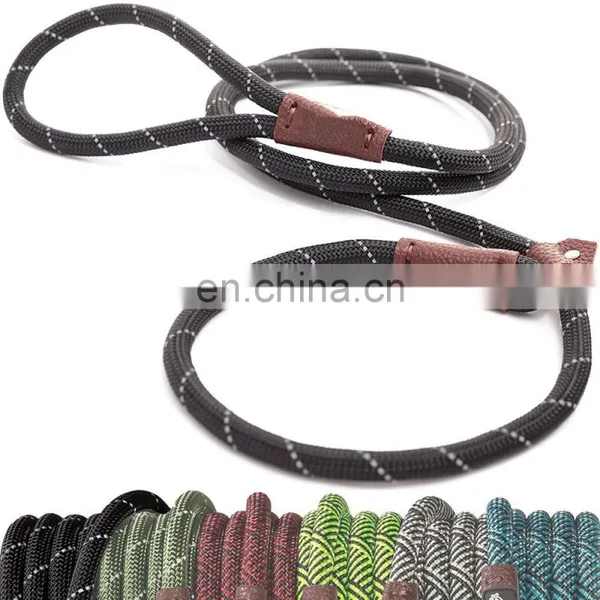 Durable Dog Slip Rope Leash, High Quality Mountain Climbing Rope Lead Non Slip Leash Supports photo-2