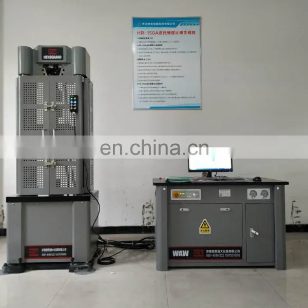 WEW-1000D 100Ton Computer Display Hydraulic Tensile Universal Testing Machine photo-4