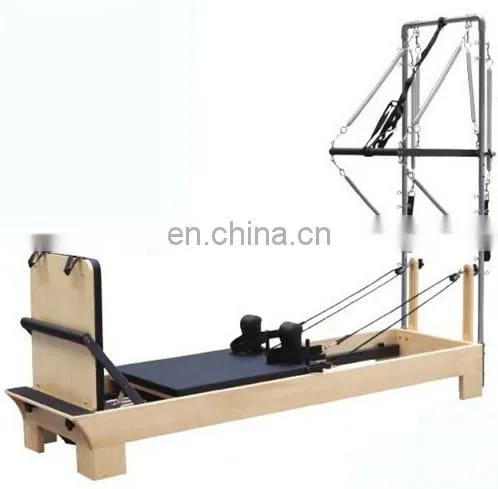 Korea Pilates Rreformer Trapeze With Tower Wood Customized Fitness Machine Half Trapeze Pilates Bed Reformer Yoga Studio Hotsale photo-2