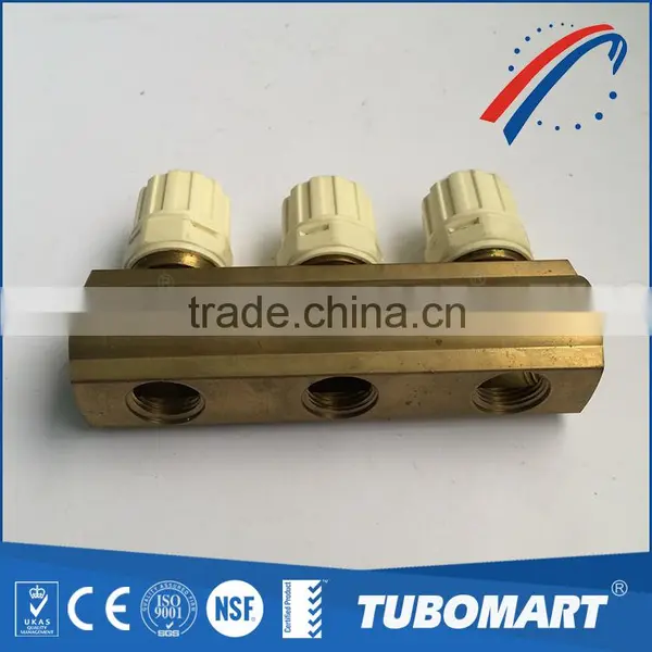 Wholesale Price BST / NPT Gas Water Distribution Floor Heating Manifold With Valve photo-2