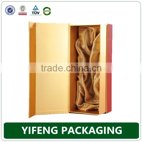 Trade Assurance Supplier Wholesale Fashion Paper Packaging Wine Box/ Flip Top Paper Wine Box With Magnetic Catch photo-2