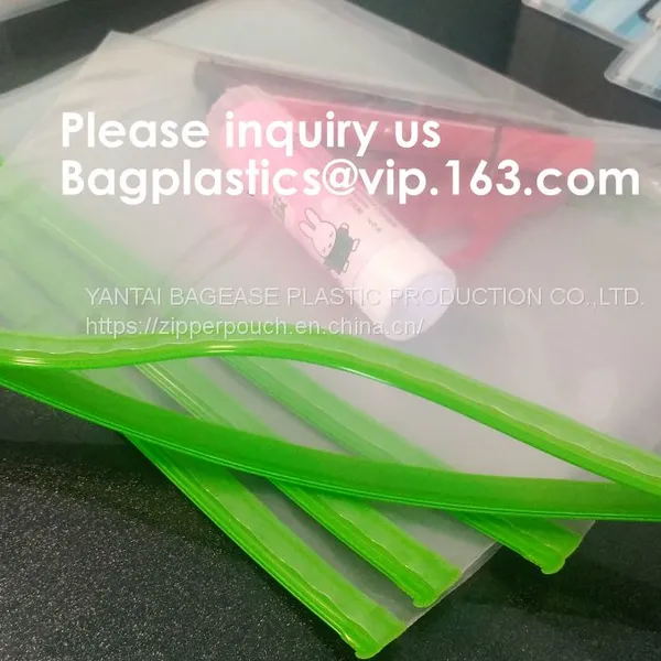 Vinyl Reclosable Makeup Storage Bag Cosmetic Pouch,Printed Vinyl Travel Cosmetic Bag Zipper PVC Pouch Bag photo-5