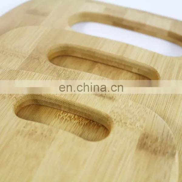 Amazon Besting Selling Can Engraving Eco-friendly High Quality Thin 3 Piece Bamboo Cutting Board Set photo-5