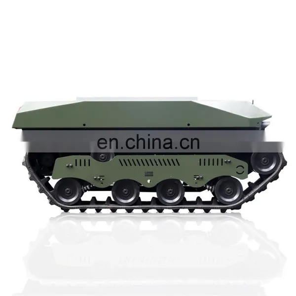 Small Robot Rubber Track Crawler Chassis photo-4
