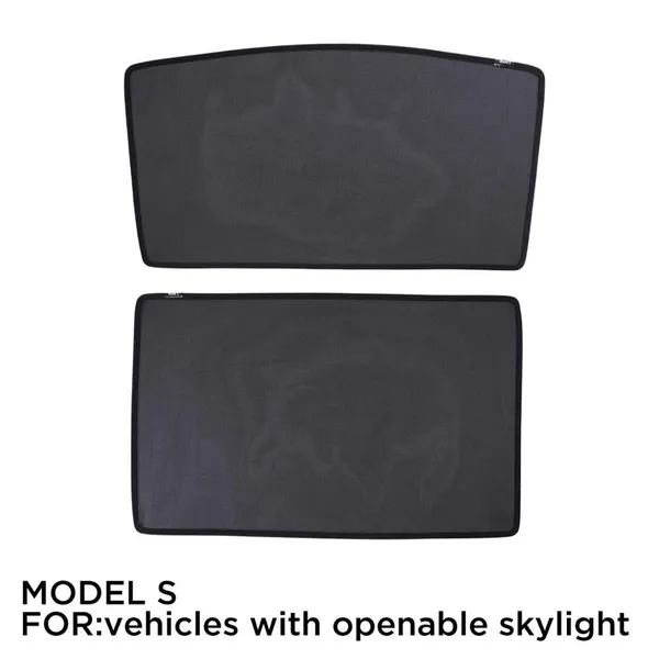 Tesla Model X Glass Sunshade Car Skylight Blind Shading Net Tesla Model S Front Glass Roof Sunshade photo-3