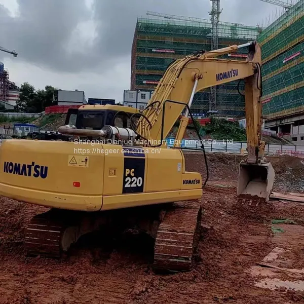Used HYUNDAI 220 Excavator KOMATSU High Quality Tanzania photo-4