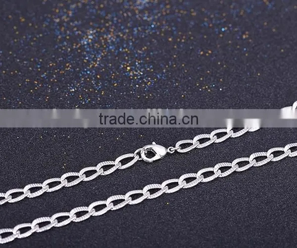 Simple Design Fashion Jewelry Rhodium Plated Cheap Necklace photo-4