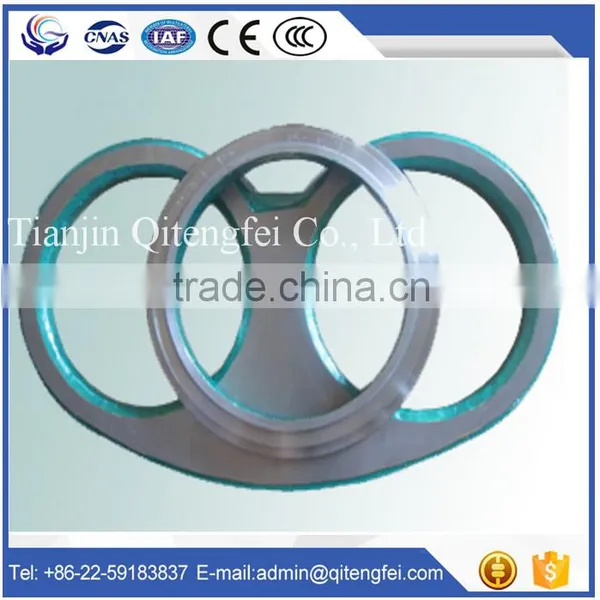 In China Concrete Pump Wear Plates / Spectacle Plate and Cutting Ring photo-4