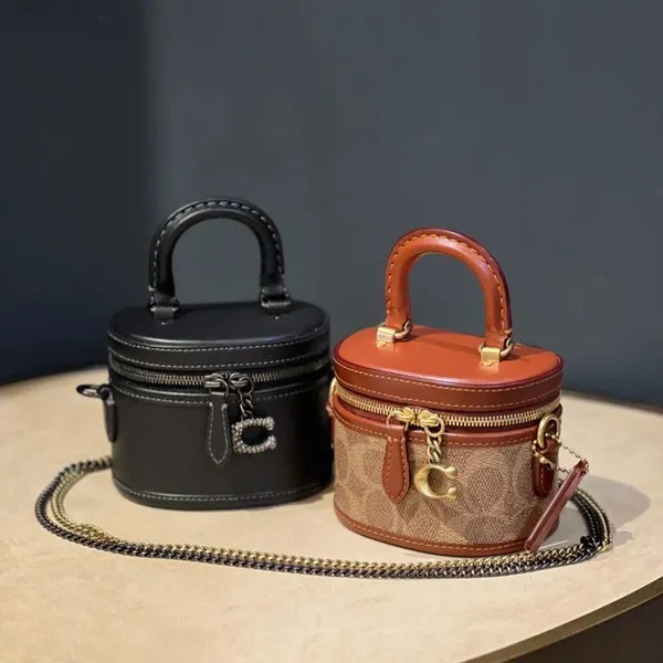 Women's Mini Crossbody Bucket Bag Fashionable Beautiful Zipper Closure Casual Shoulder Handbag for Kids Satchels photo-2