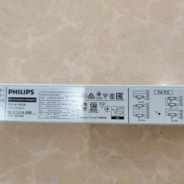 PHILIPS EB-CI T8Fluorescent Lamp Ballast 36W-18W photo-2