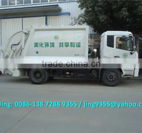 DONGFENG 4x2 new garbage compactor truck, refuse compactor garbage truck 10-12T capacity on sale in Dubai