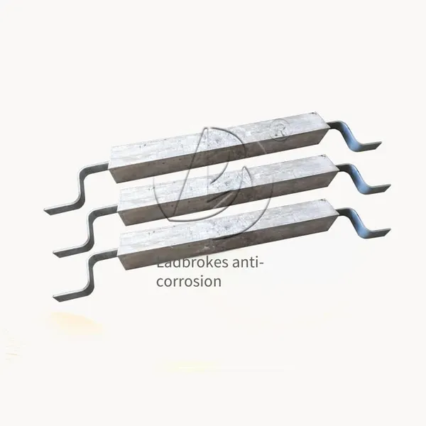 21.5kg High-temperature-resistant Aluminum Sacrificial Anode, Single Iron Leg Welded Aluminum Alloy Sacrificial Anode for Liquid Tanks photo-5