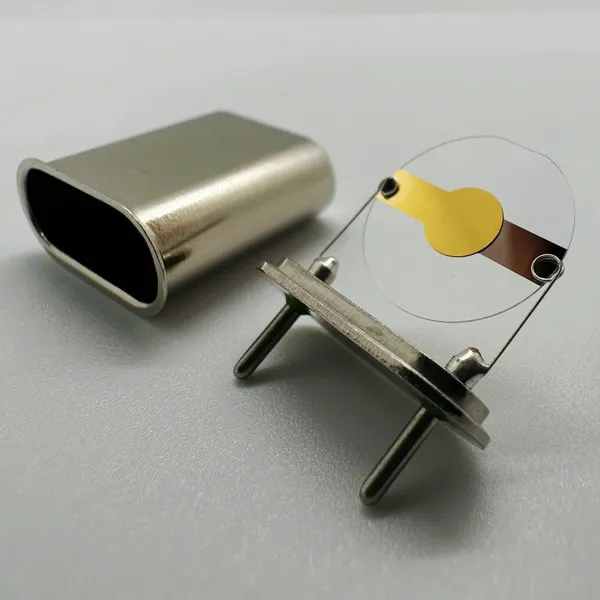 Qcm Sensor 7.995MHz/10MHz/20MHz/30MHz/50MHz Gold Qcm photo-4