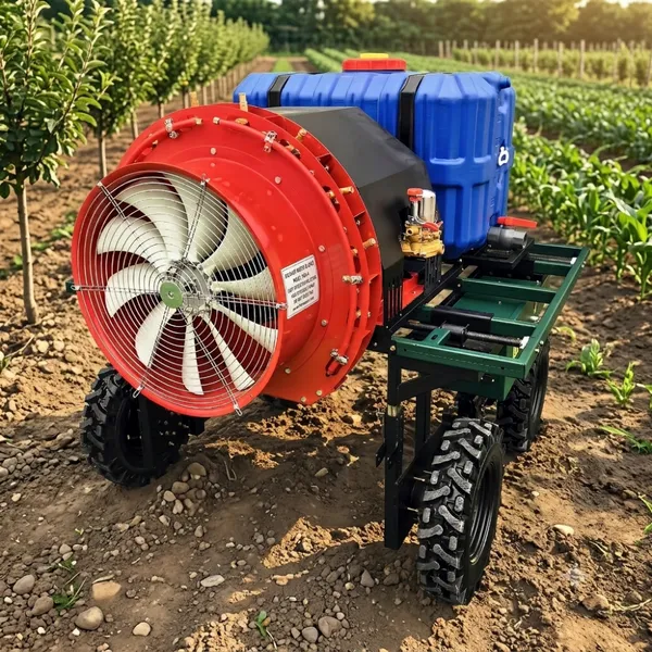 Remote Controlled Air Atomizing Agricultural Pesticide Sprayer Vehicle | Smart Orchard Sprayer Machine for Crop Protection