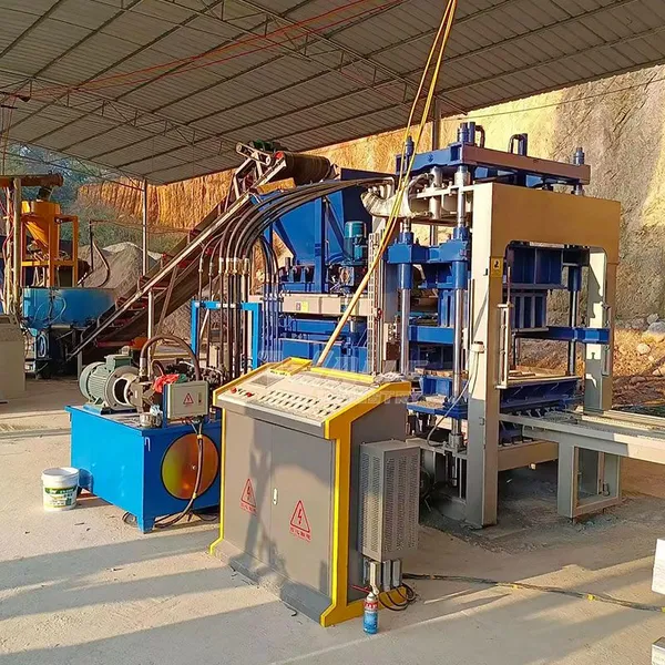 Industrial Cement Concrete Paver Brick Production Line For Construction Project photo-3