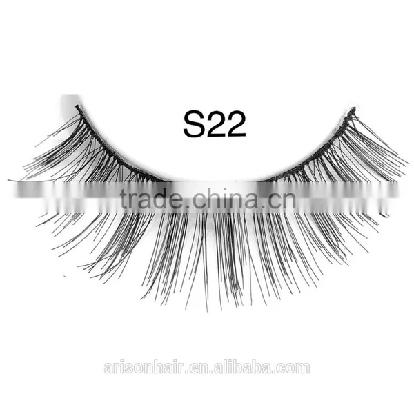 Top Quality 100% Human Hair Made False Eyelash With Customer Packing photo-6