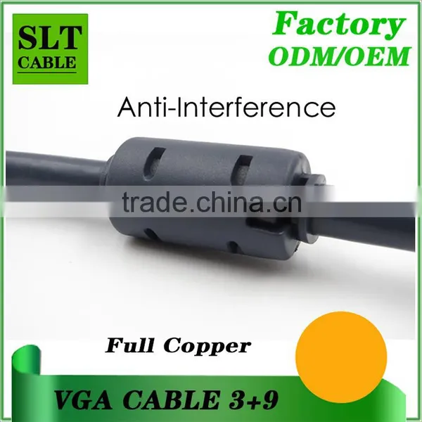 Patented Model Factory Wholesales VGA-VGA Standard 15-Pin VGA Male to VGA Male Cable 5m photo-5