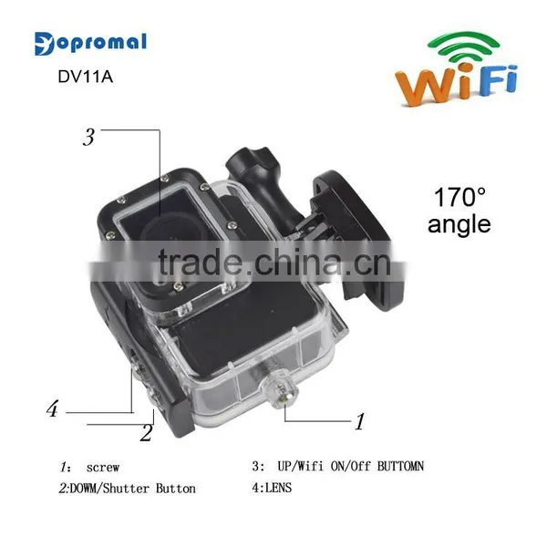 Portable Night Vision Wifi Video Camera,j5000 Wifi Action Camera photo-5